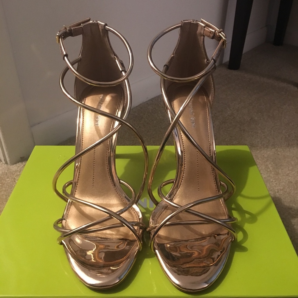Rose gold heels